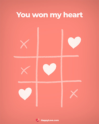 You won my heart